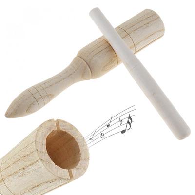 Tubo sonoro Corvo in legno Regalo per bambini Sirena in legno Giocattolo musicale Strumento educativo per bambini a percussione