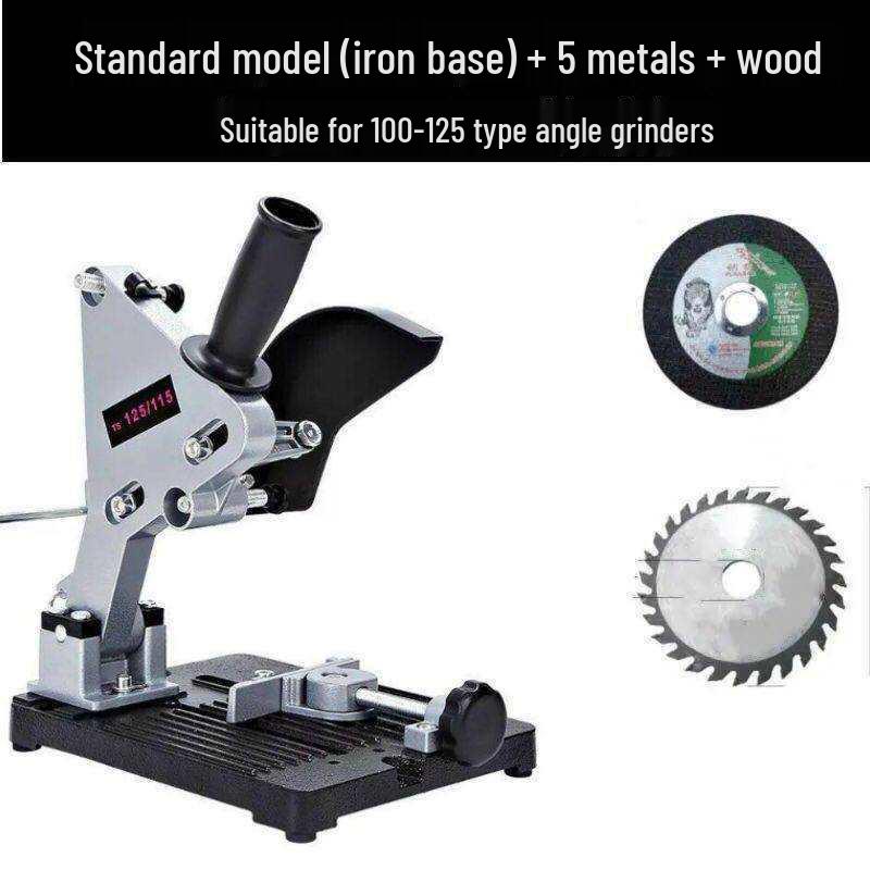Universal Multifunctional Angle Grinder Stand: Sturdy Cutting Machine Mount