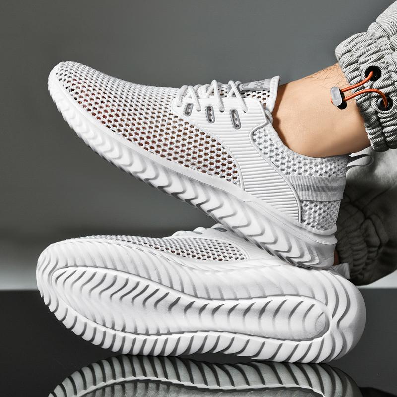 Neue 2026 Weiße Herren-Sneaker Hochwertige Schuhe Für Herren Mesh Atmungsaktiv Sommer Freizeit Laufschuh Tenis Zapatillas Hombre
