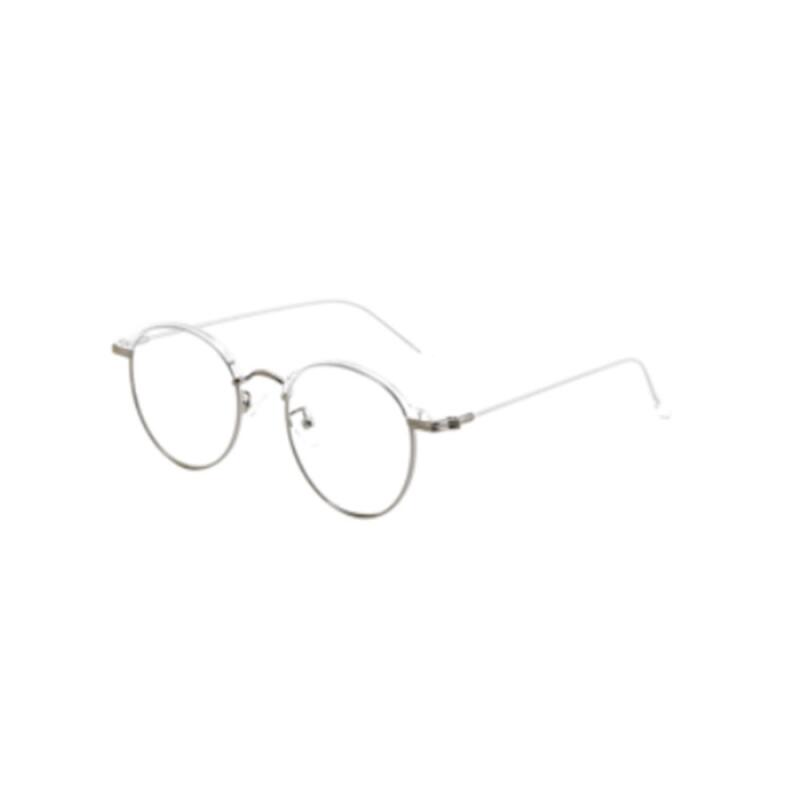 

Unisex Vintage Round Thin Glasses Jelly Brown-Rose Gold