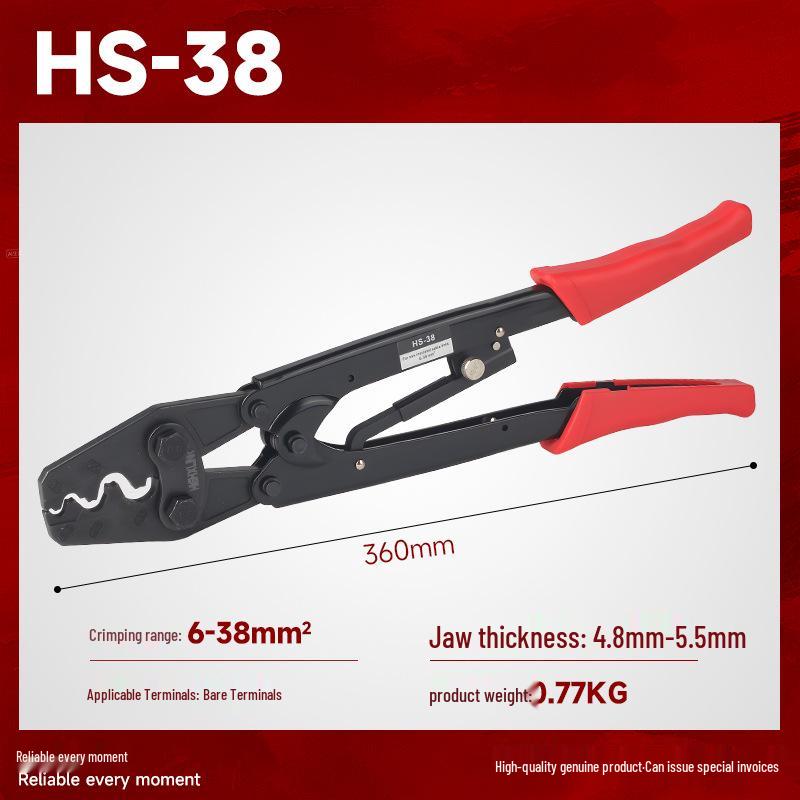 Premium Crimping Pliers for Anderson Copper Nose and SC/JG/UT/OT Terminals