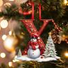 1Pcs Navidad Gift 26 Letters Acrylic Pendant For Christmas Tree Personalized Xmas Decoration Holiday Home Ornaments