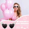 A Must-have for Singles Parties! Bridal Heart-shaped Sunglasses: Women's Fashionable Sunglasses, Bridesmaid Photography Artifact, Preferred Party Gift