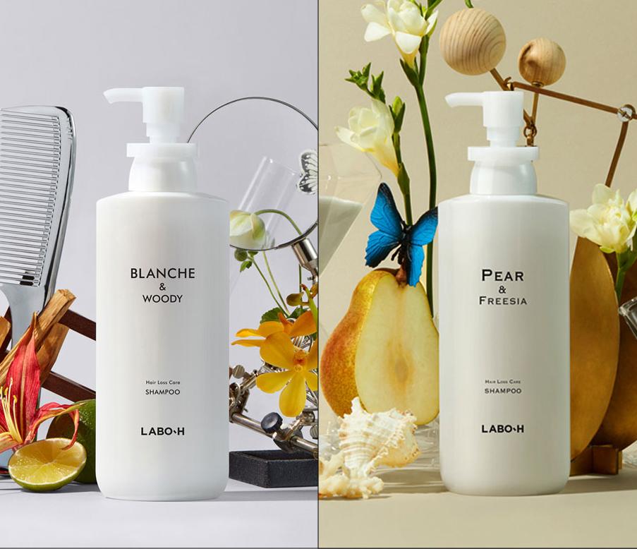LABO-H Haarausfall Linderung Kopfhaut Stärkendes Shampoo 400ml (2 Arten) / Blanche&Woody / Birne&Freesie