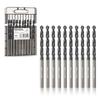 toolant Cobalt Drill Bit Set for Metal and Steel (Pro), Titanium Aluminum Nitride Coated (TiAlN) with Point Tip, for Hardened Metal, Stainless Steel,