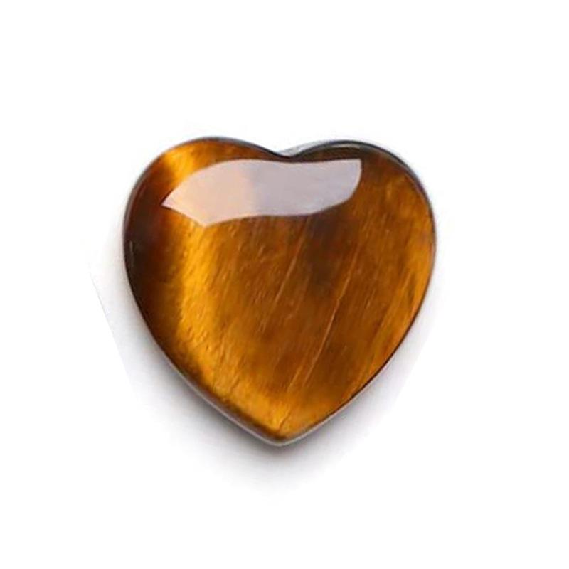 10pcs Natural Quartz Love Heart Gemstones Chakra Healing Crystals Agate Mineral Specimens For Home Bedroom & Office Decor