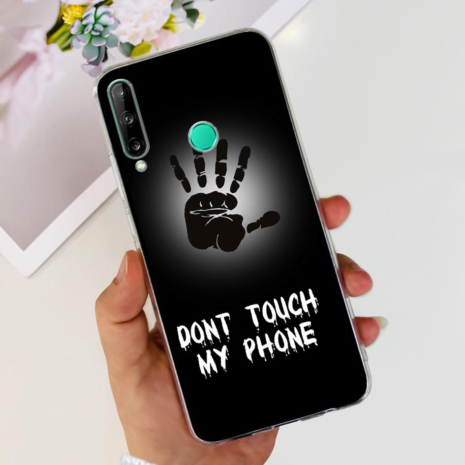 For Huawei Y7p 2020 Case Honor 9C Silicone Cover Fashion Butterfly Clear TPU Fundas For Huawei P40 Lite E ART-L28 ART-L29 Bumper