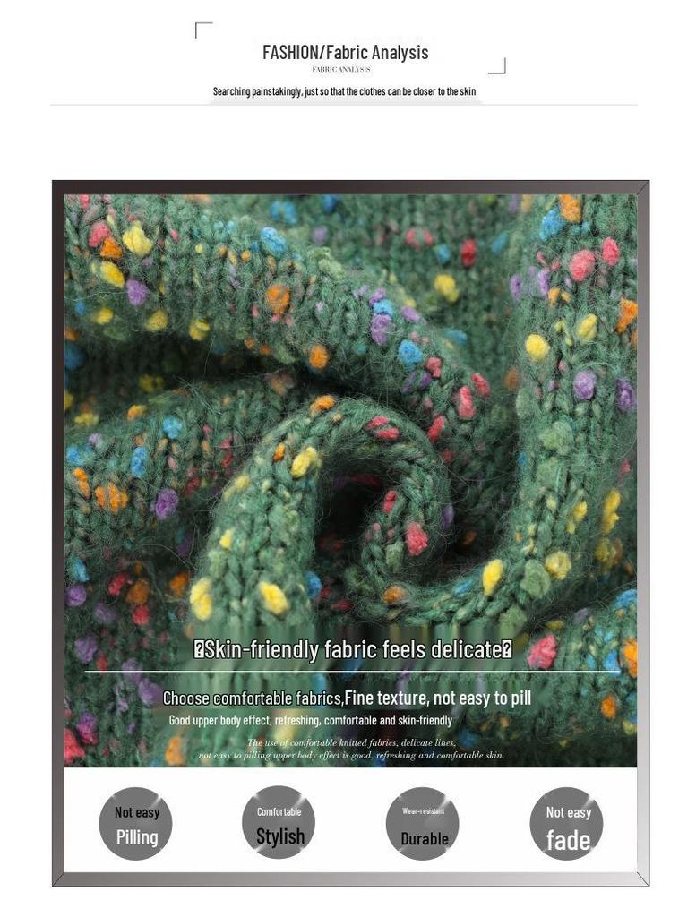 Damen Strickpullover-Mantel mit Kapuze und hoch tailliertem Rock - Herbst/Winter Vielseitiger Stil