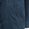 Canadian Army Old All-Weather Coat Stainless Collar Coat Blue With Liner Men's Used
