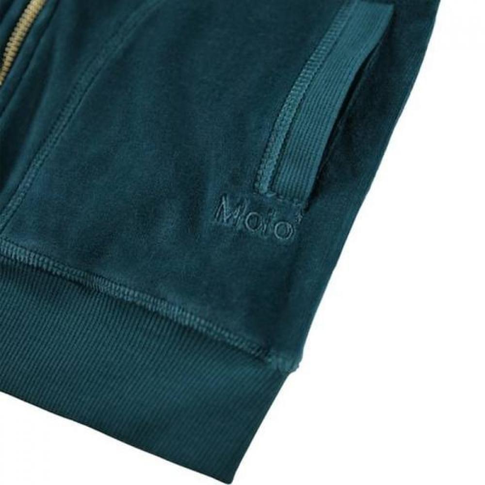 Mollo Hooded Velour Cardigan 3 16 Years Akhf9cg007
