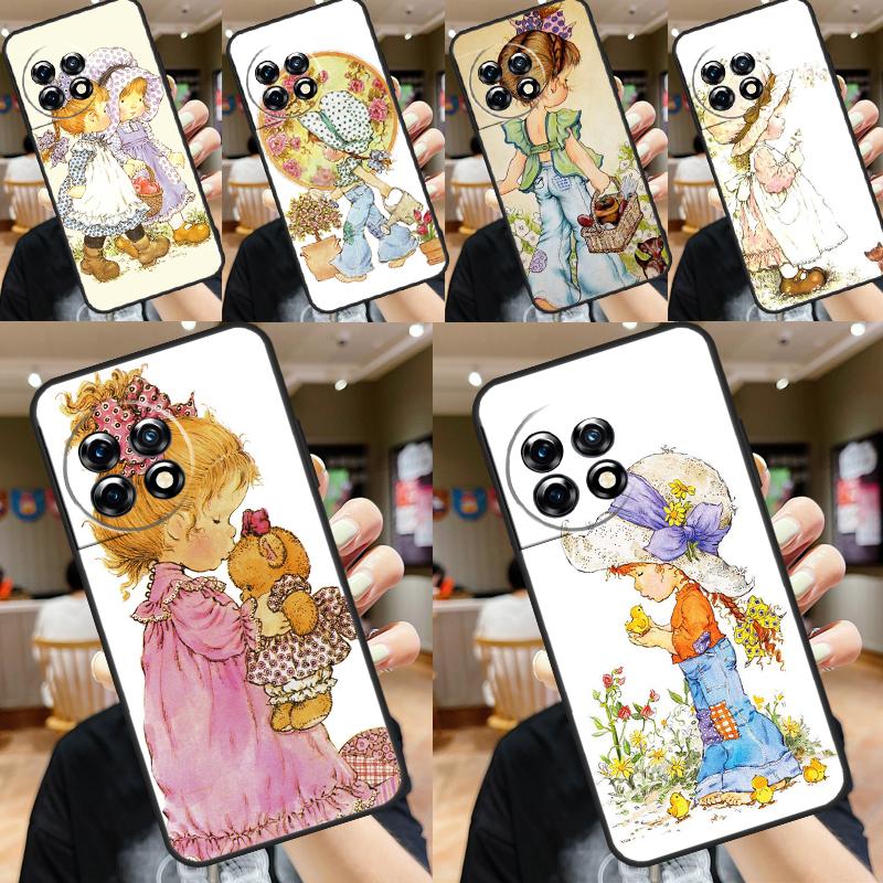 Sarah Kay pattern Case For OnePlus 10T 8T 12R 10R 9R 12 11 10 9 Pro Nord CE 4 2 Lite N10 N20 N30 Nord 3 Cover