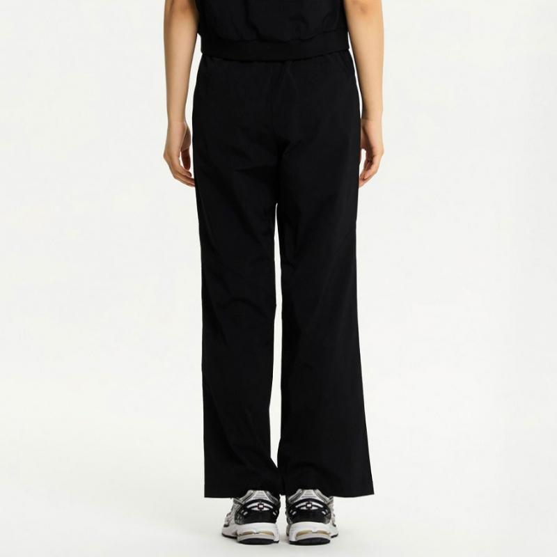 New Balance Nbnte3w612 Women Frozen Woven Stretch Wide Pants  Black 