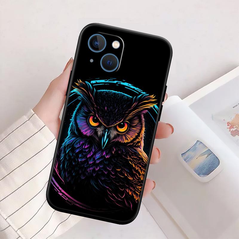 Cartoon Art Owl New High-End Shell Phone Case for Xiaomi Poco C40 C50 C51 C55 C65 C71 C75 F2 F3 F5 F6 F7 M2 M3 Pro Ultra