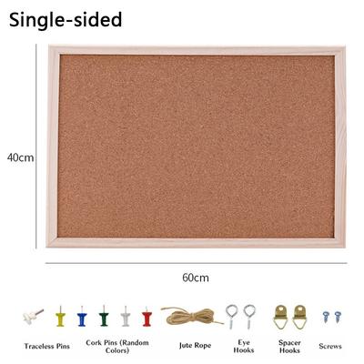 Pictures Wall Plate DIY Cork Display Panel Soft Wood Cork Board Decorative Hanging Letter Message Boards