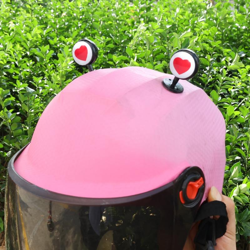 Creative Helmet Decoration Eye Styling Sticker Cute Electromobile Cartoon Eyes Shape Decor Motorcycle Accessories