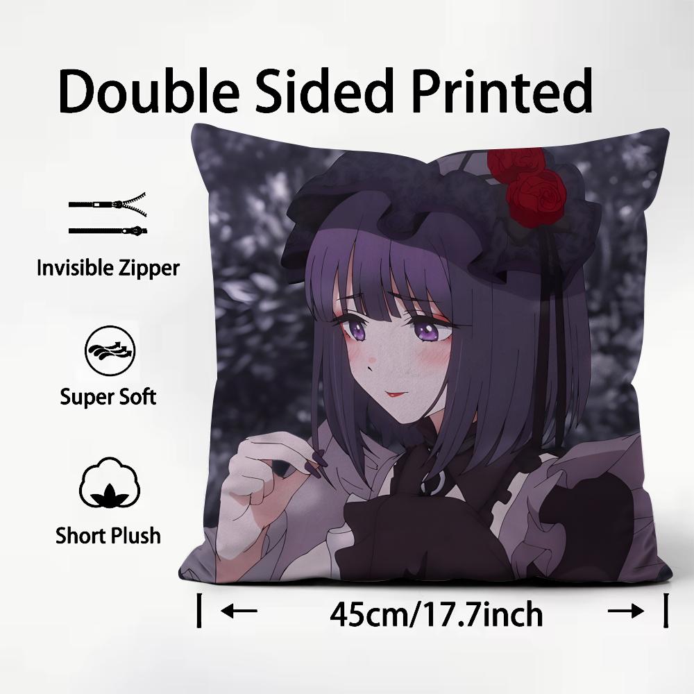 Classic Anime My Dress-Up Darling Cushion Cover Soft & Easy-Wash Pillow Case – Versatile For Couch, Bed, Travel And Office