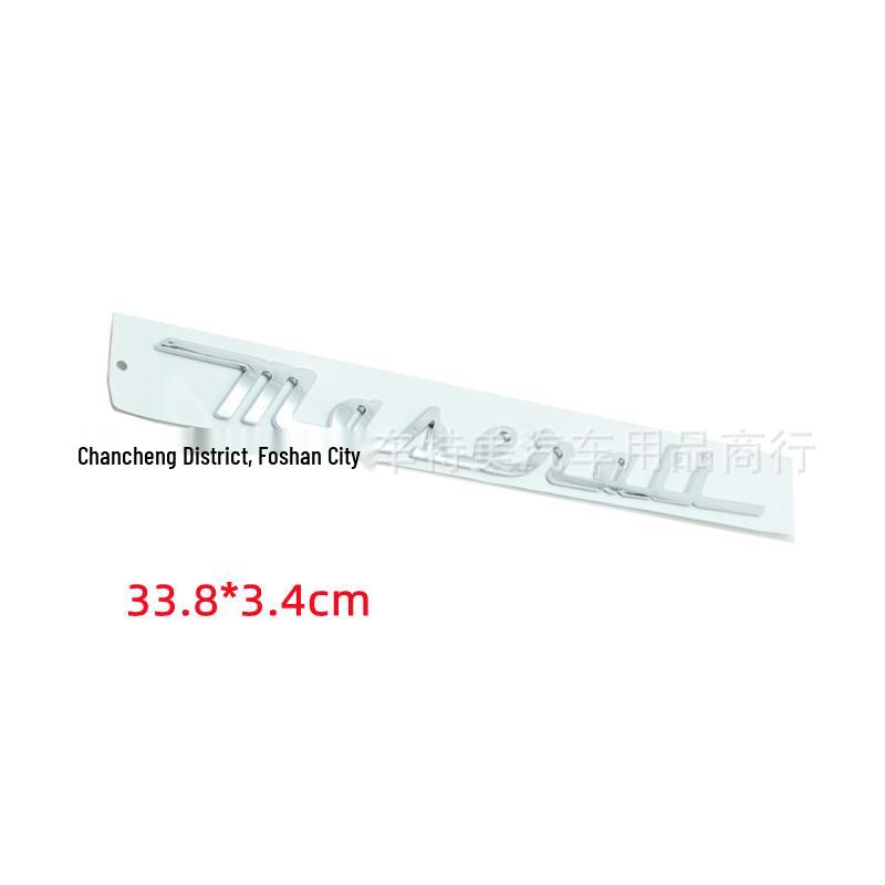 

Задняя эмблема Maserati Ghibli Q4GTS - Английский логотип для кастомизации