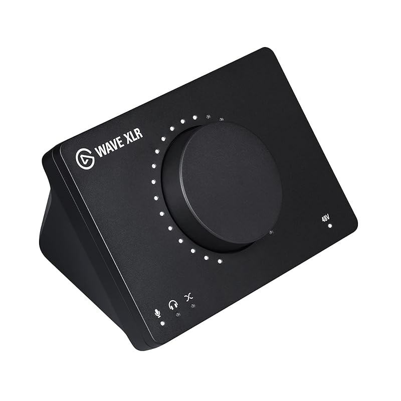 

Elgato Wave XLR Microphone Interface/Digital Mixing Solution with Wave XLR to USB-C Connection for Streaming, Recording, and Podcasting