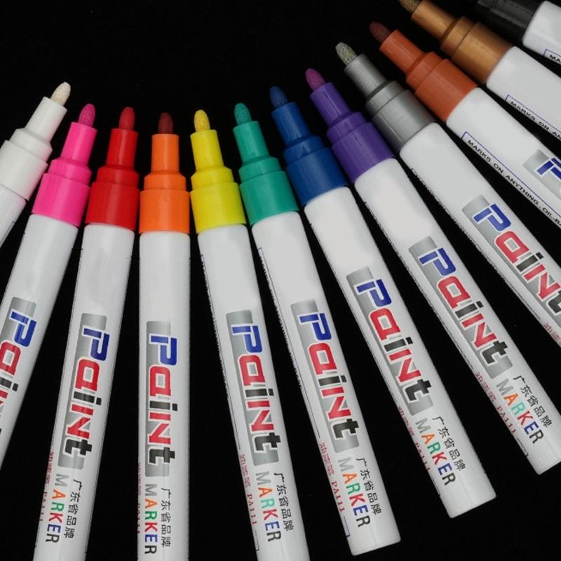 Car Wheel Touch Up Pen for Small Chips and Scratches, Pen Style Paint Marker, Rapid-Drying Finish, Single Pack