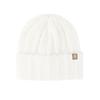 New Autumn and Winter Warm Wool Hat for Women Riding Ear Protection Simple Solid Color Pullover Hat Patch Smiling Face Versatile Knit Hat