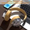 Wireless Bluetooth-compatible Headphone Stereo Over Ear Headphone with Microphone Foldable Headphone for Travel