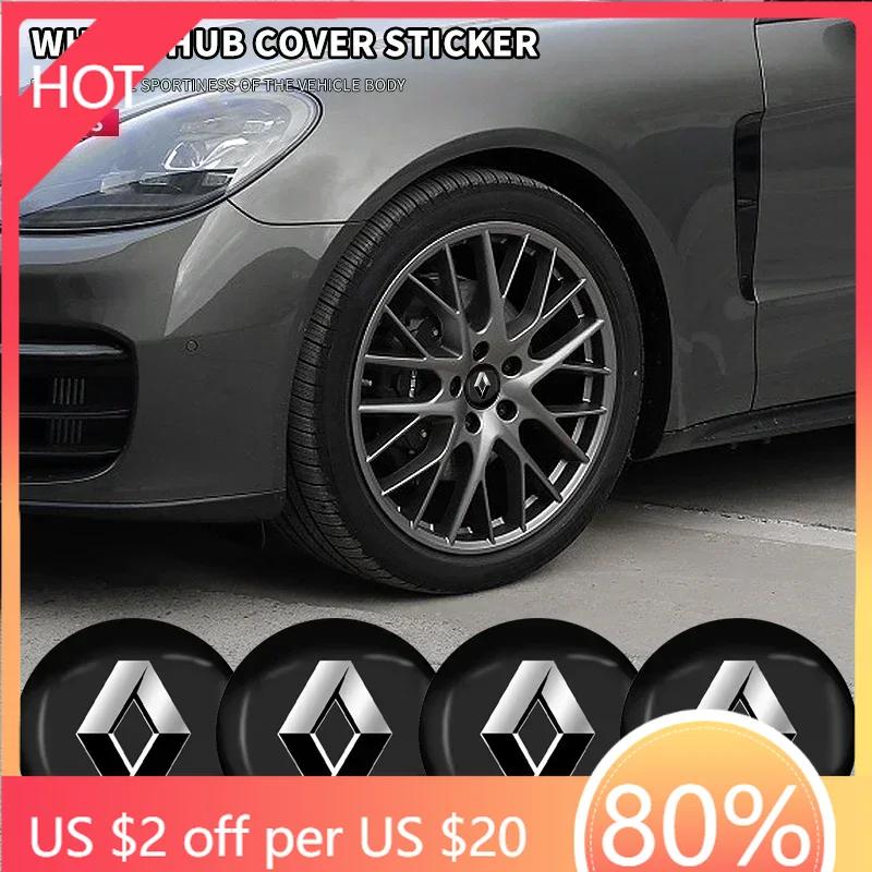 Per Renault 2026 Nuovi Copricerchi 56mm Car Styling Coprimozzo Ruota Adesivo Coprimozzo Per Renault Clio Koleos Megane Espace QM6 Kadj