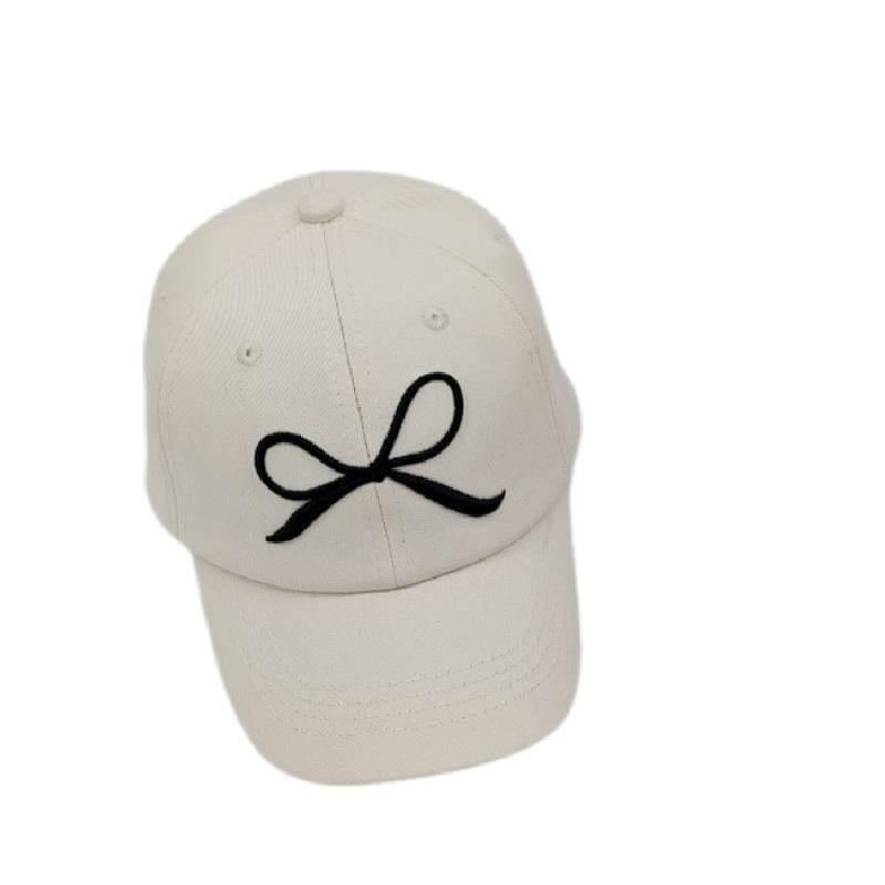 Hip Hop Duck Tongue Cap With Sweet Bow Embroidery For Children In Various Colors
