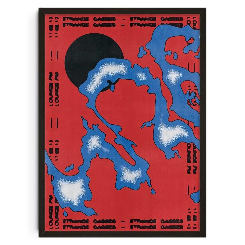 

Винтажные классические постеры ретро абстрактная печать на холсте середины века настенная живопись на холсте для гостиной спальни домашний декор 21cm×30cm NoFrame