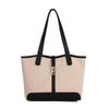 Commuter fashion hand carry women's bag 2025 autumn and winter new versatile large-capacity shoulder bag splicing temperament tote bag