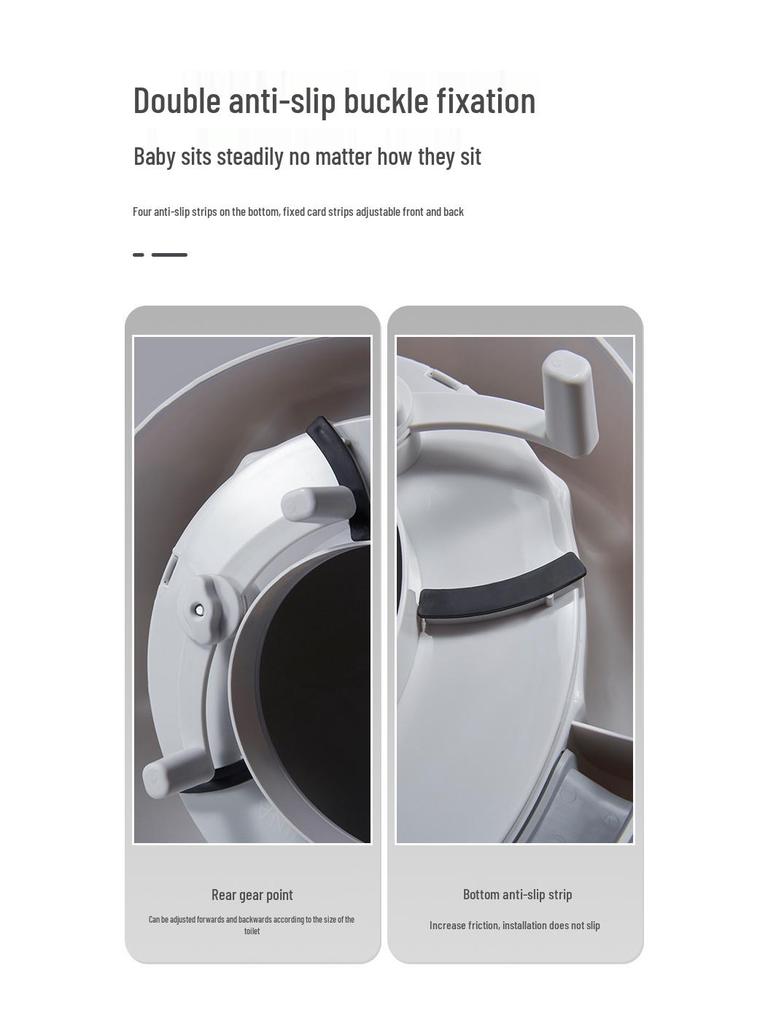 Kindertoilettensitz mit Kronenrückenlehne zum Üben - Ideal für Jungen und Mädchen