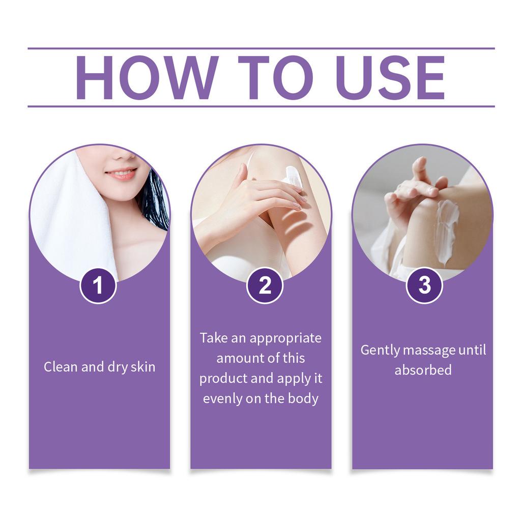 Lavendel fuktighetsgivende kroppslotion 150 ml fuktighetsgivende, pleiende og lysnende kroppshud Aromatisk kroppslotion