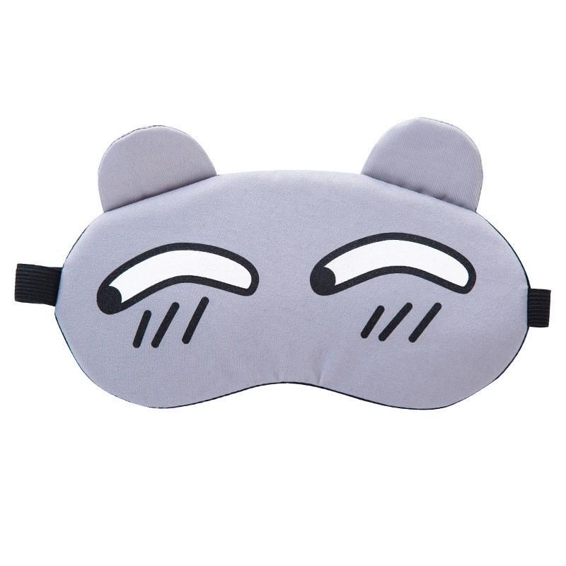 1PC Cute and breathable eye mask for both men and women, providing light blocking and eye protection to relieve eye fatigue.
