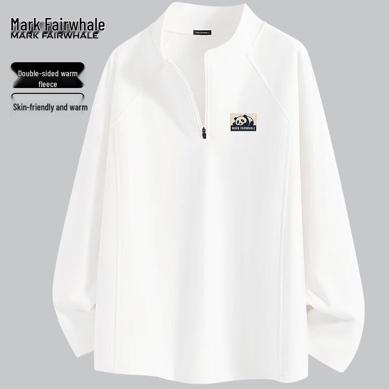 Mark Fairwhale Men's Fleece-Lined Half-Zip Sports T-Shirt