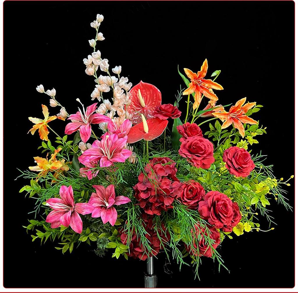 Spring-Summer Nanyang Forest Wedding Faux Flowers Decoration.
