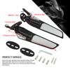 Motorcycle Rotating Rearview Mirrors With Turn Signal for Honda CBR1000RR Kawasaki Ninja 650 Yamaha R15 Suzuki GSXR1000 Modified