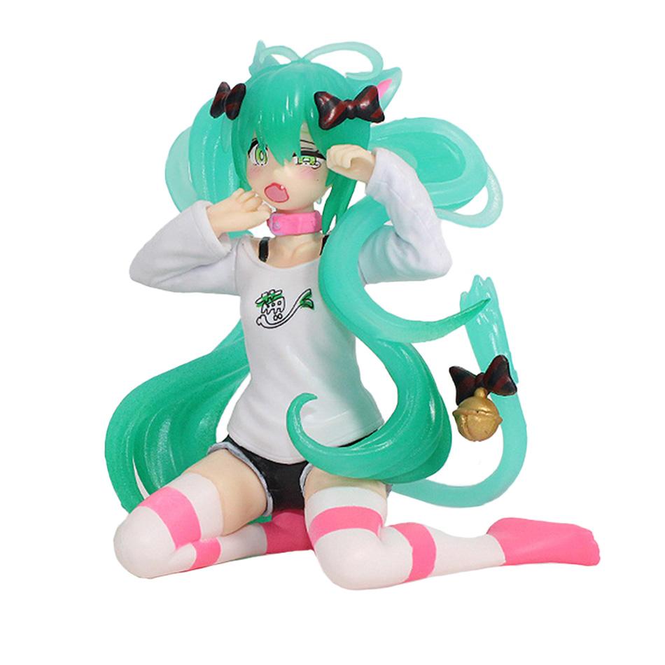 

Sexy Girl Hatsune Miku Anime Figure Fashion Subclture Action Birthday Christmas Gift Collection Model Doll Toys PVC Poseable Articulated Scale