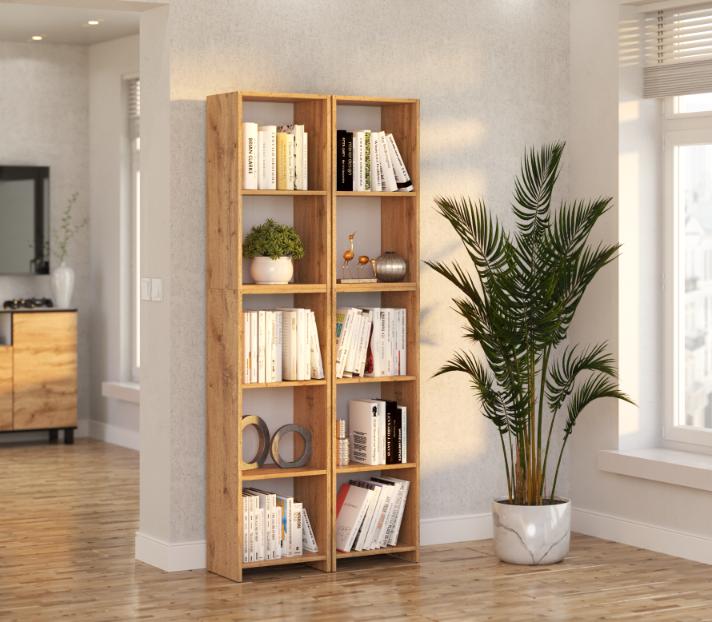 Wotan Oak Office Bookshelf 40 CM Toys Binders Wooden Loft