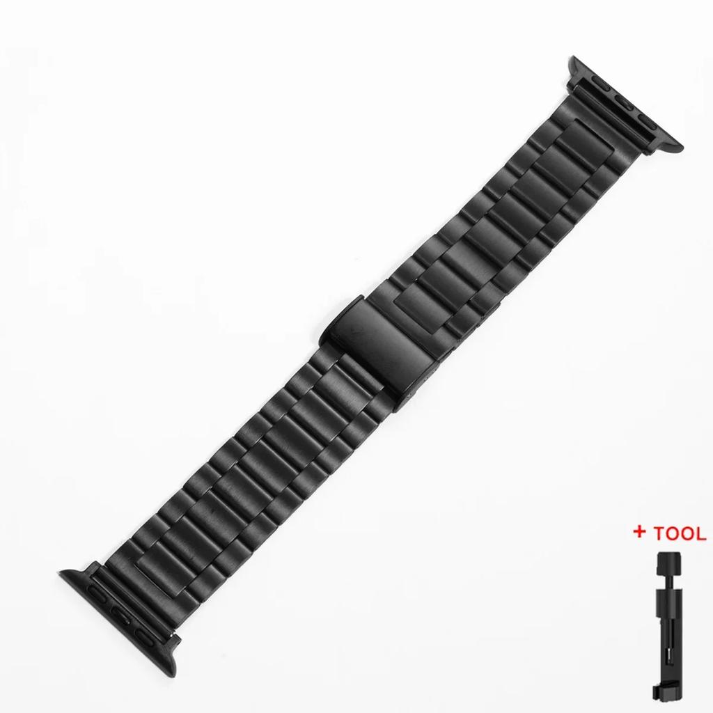 Edelstahlarmband für Apple Watch Armband 49mm 46 44mm 40mm 42mm 38mm 41mm Uhrenarmband iWatch 11 10 SE 9 86 7 ultra 8 45