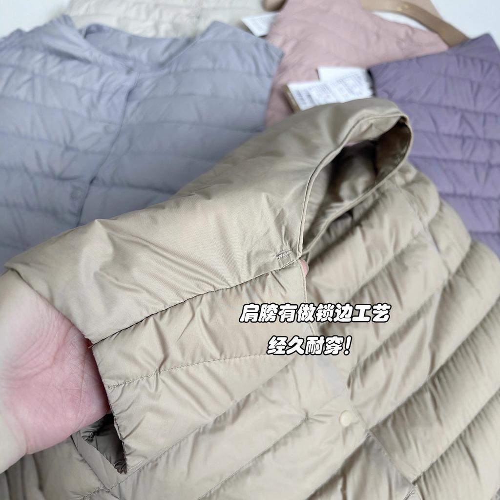 Herbst und Winter neue Daunenweste Damen-Unterziehweste zum Warmhalten, dieses Jahr beliebt, leichte und dünne variable V-Ausschnitt-Weste
