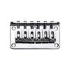 Electric Guitar Chrome/Black Bridge Tailpiece String Holder, 78MM
