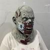 Horrific Zombie Mask Latex Headgear Halloween Party Stage Fashion Performance