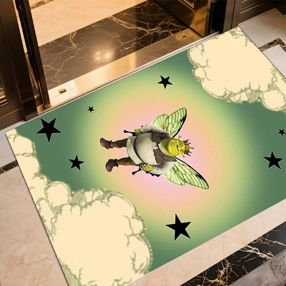 Shrek Floor Mat Perfect For Bedrooms Hallway Study Room Game Room Antislip Carpet Anime Office Decor Perfect Birthdaychristmas Gift Idea