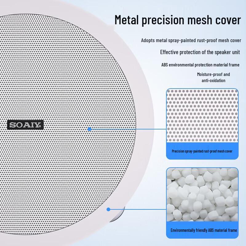 Soaiy XD-1561Y Bluetooth 6.5-inch Ceiling Speaker System