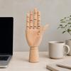 Wooden Manikin, Flexible Body Joints Human Figure Puppet Ornament, Poseable Articulated Hand Model for Sketching Drawing Painting Supplies