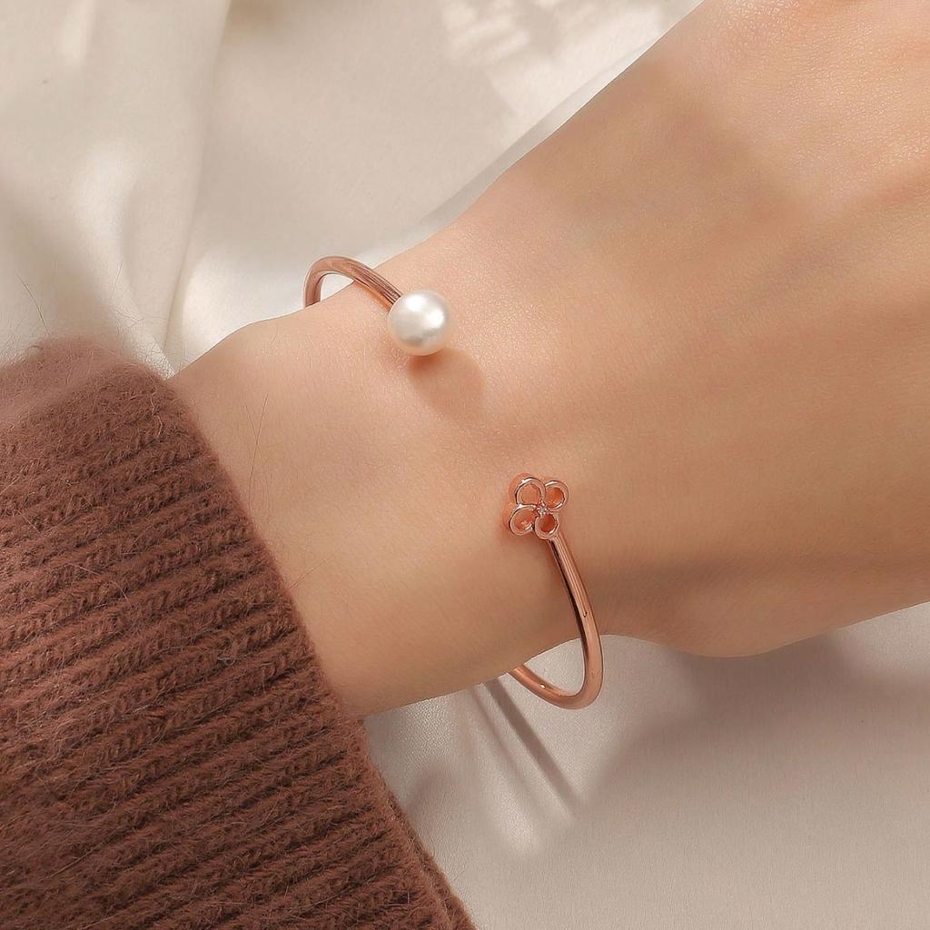 European American High-End Fashionable Light Luxury Gold Plated Snake-Shaped Open Zircon Cuff Bracelets Women New Cross-Border