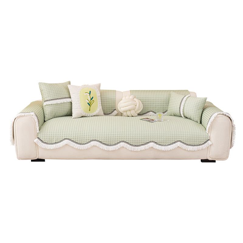 Summer Cool Doudou Special-Shaped Ice Silk Sofa Cushion  New Non-Slip Mat Seat Cushion Straight Row Cold Cover Cover