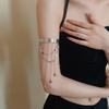 Korean Ins Star Fringe Open Bangles for Women Temperament Arm Chain Spice Sweet Cool Wind Y2k Fashion Hand Jewelry Goth Girl