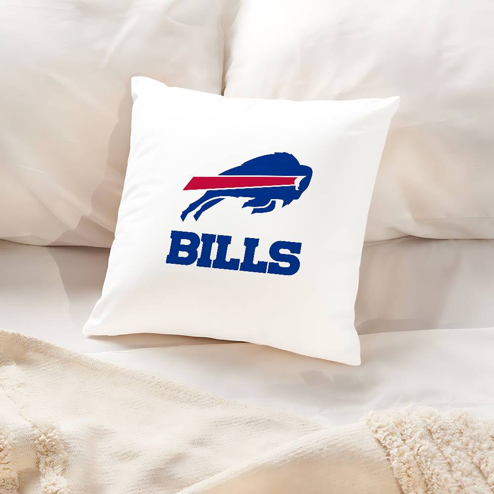 B-BuffaloS Bills-S Cool Pillow Case Throw Pillow Cover Nordic Vintage Style Cushion Covers Home Living Room Sofa Couch Seat