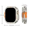 Custodia Metallica per Apple Watch Ultra 3 49mm 46mm Custodia Protettiva Copertura in Alluminio Telaio Paraurti per IWatch Serie 11 10 9 8 7 6 5 4 SE