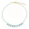 High-end Bohemian Style Necklace Crystal Bead Collarbone Chain Charm Fashion Clavicle Chain  Gift